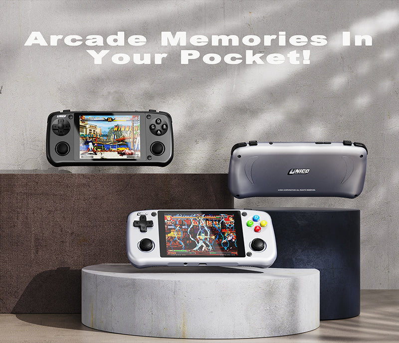 Unico Pocket  4inch IPS Gameing Handheld(Grey color)